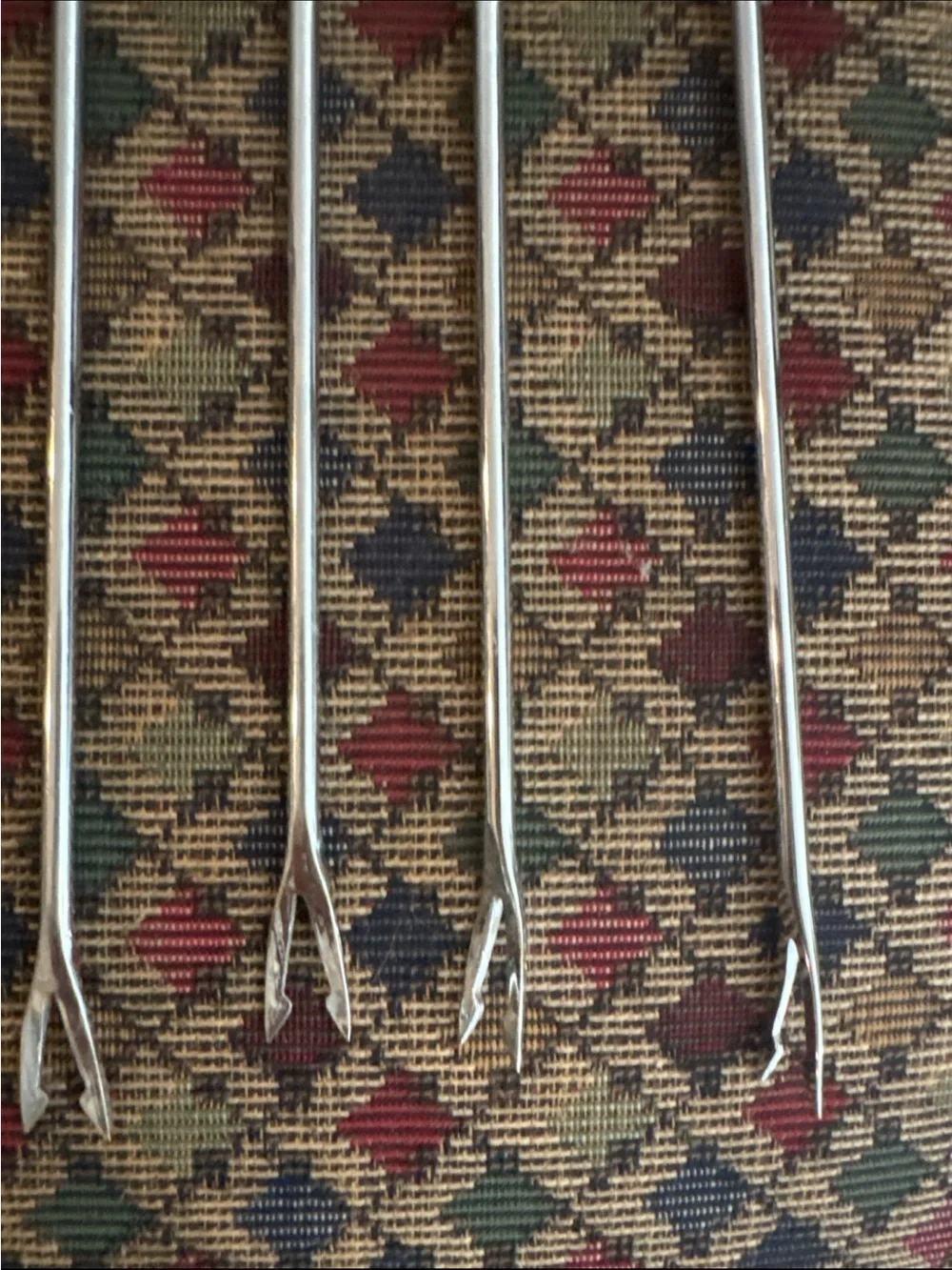 Vintage fondue forks